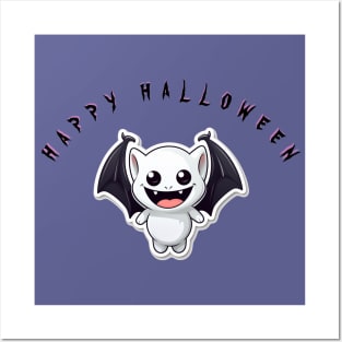 Funny Halloween Bat+ Posters and Art